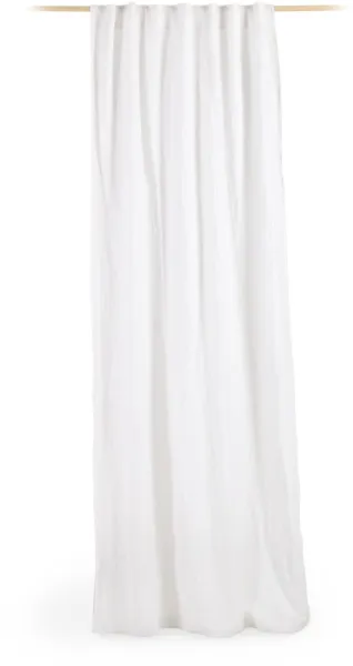 LAFORMA Marja Gardin - vit i bomull och linne (140x270)