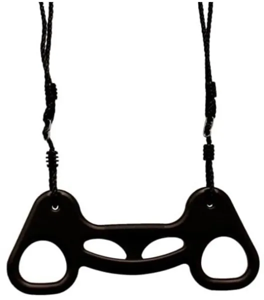 Nordic Play trapetsgunga svart m/ svart rep