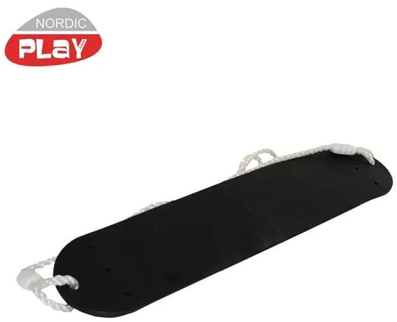 Nordic Play Mjuk gunga med rep, svart