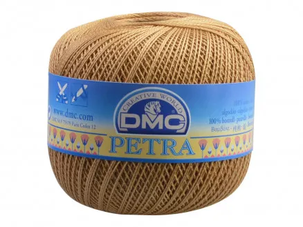DMC Petra Nr. 8 Virkgarn Unicolor 53045 Beige