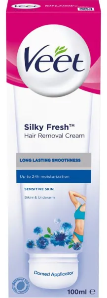Veet Silky Fresh Hair Removal Cream 100 ml - För känslig hud